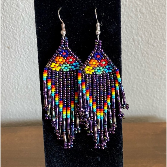 Jewelry - Boho Beaded Tassel Earrings
Fun, Colorful Dangly Beads